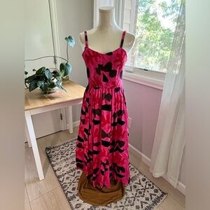 Nic+Zoe - Coral Pink Adjustable Strappy Midi Dress (with pockets!)